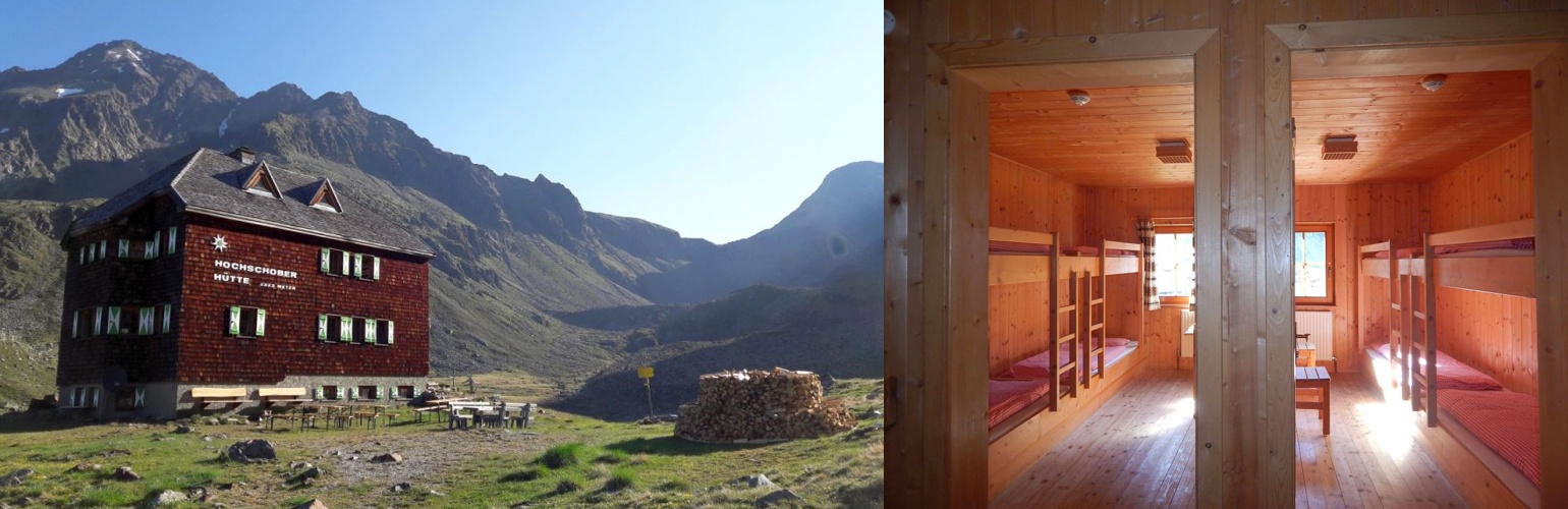 Hochschober-Hütte (2322 m) v Rakousku – horská chata OEAV